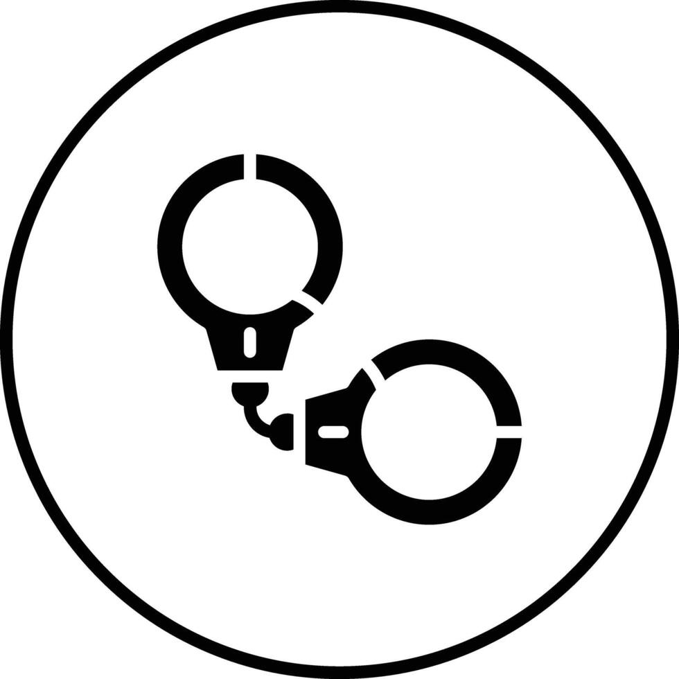 Handcuffs Vector Icon