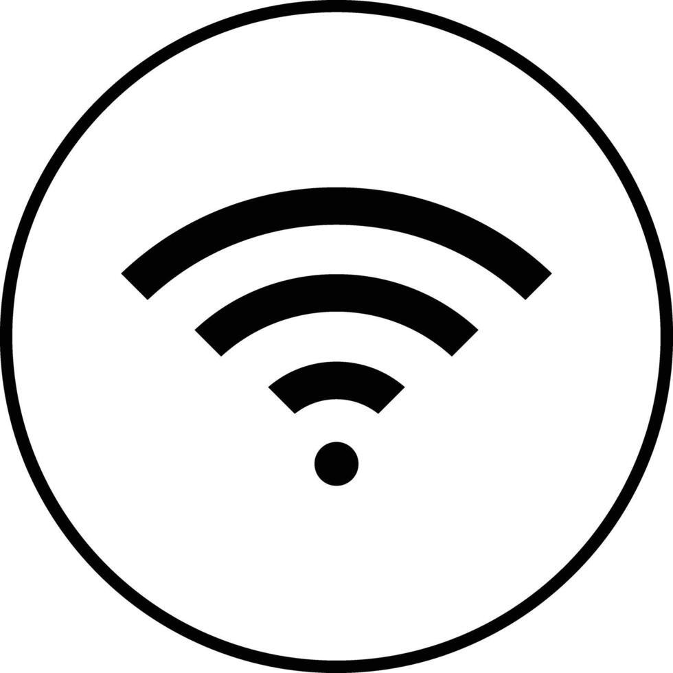 icono de wifi vector