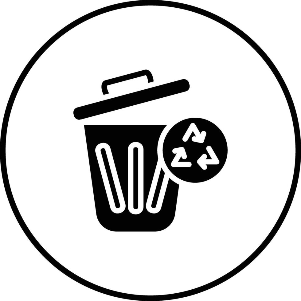 Trash Recycle Vector Icon