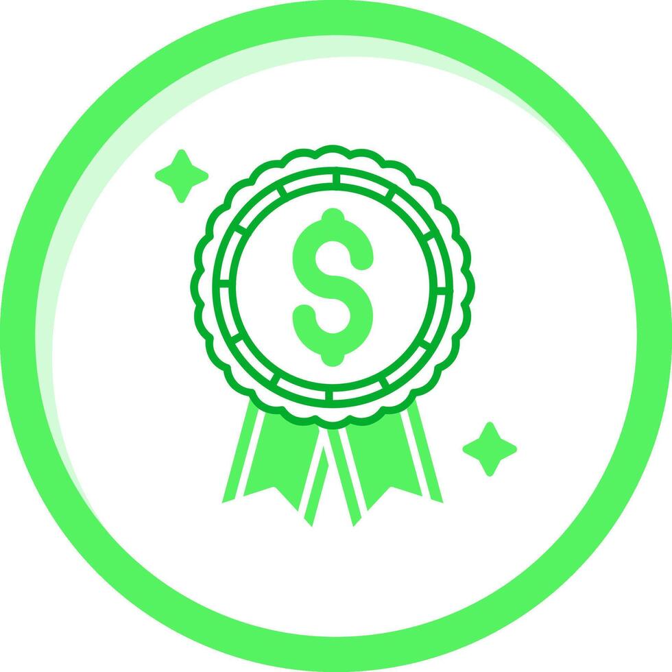 Reward Green mix Icon vector