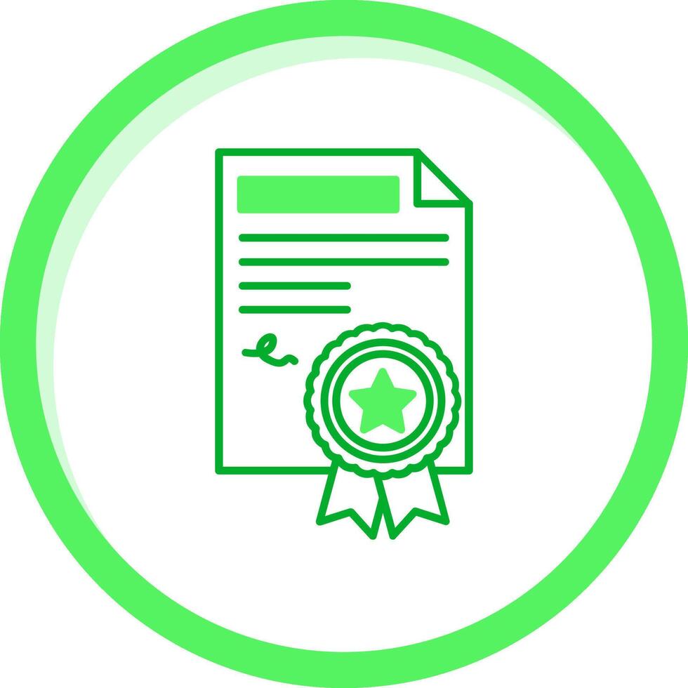 Agreement Green mix Icon vector