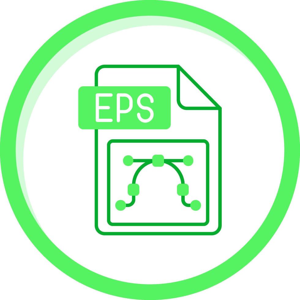 Eps file format Green mix Icon vector
