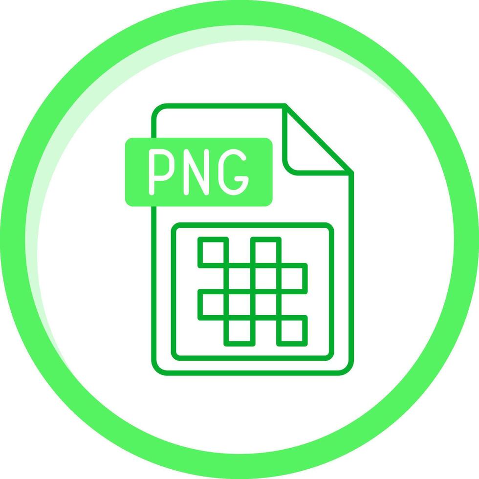 Png file format Green mix Icon vector