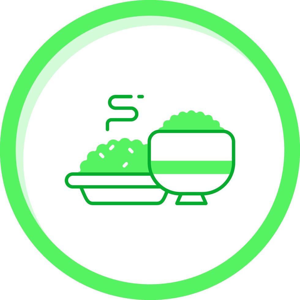 Meal Green mix Icon vector