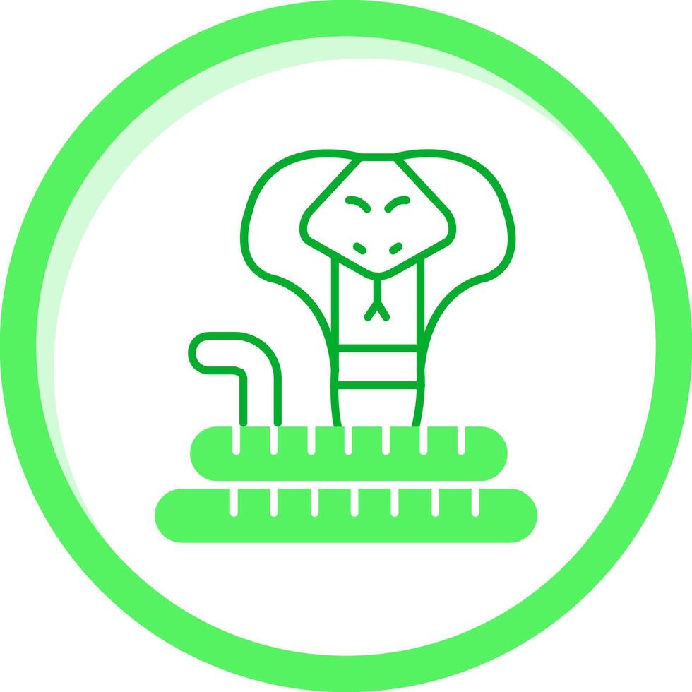Cobra Green mix Icon vector