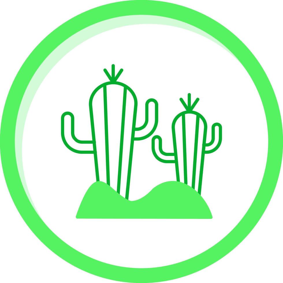 Cactus Green mix Icon vector