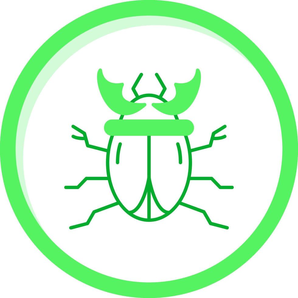 Beetle Green mix Icon vector