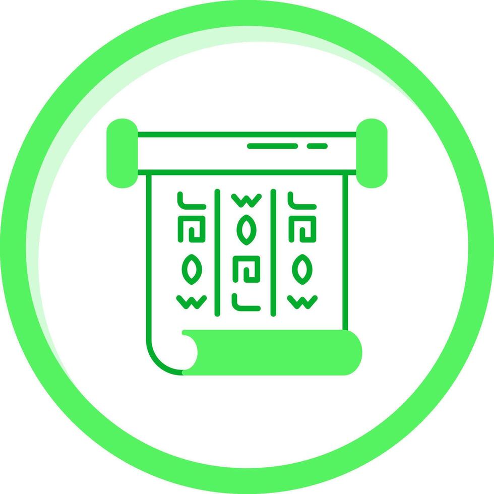 words Green mix Icon vector
