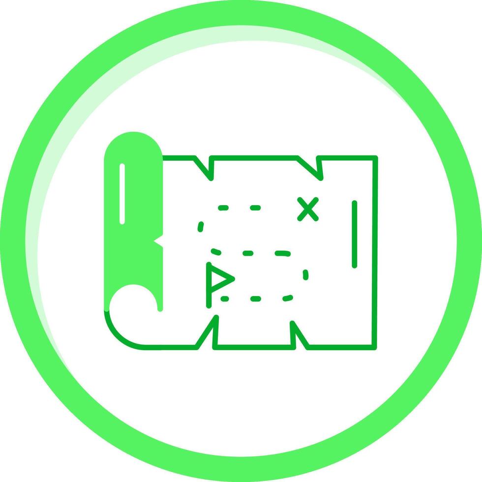Map Green mix Icon vector