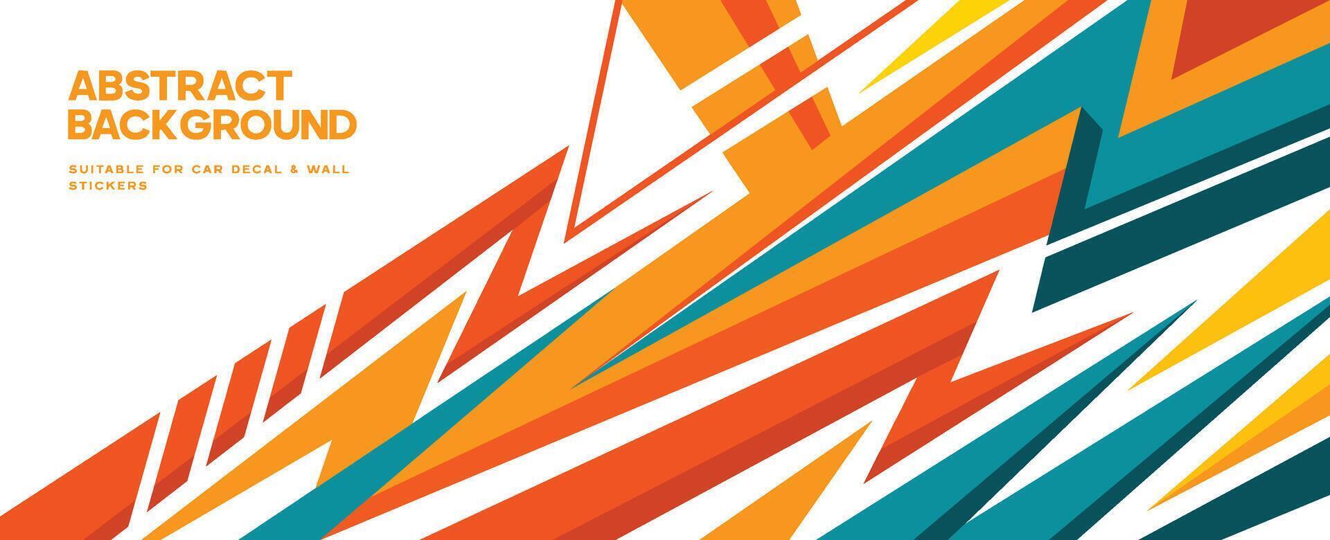 colorful Car Wrap vector Designs, car wallpaper design