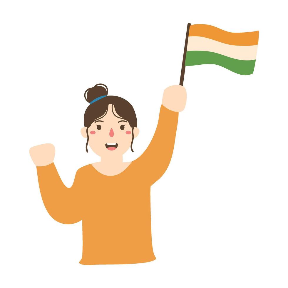 design indian independence day illustration vector