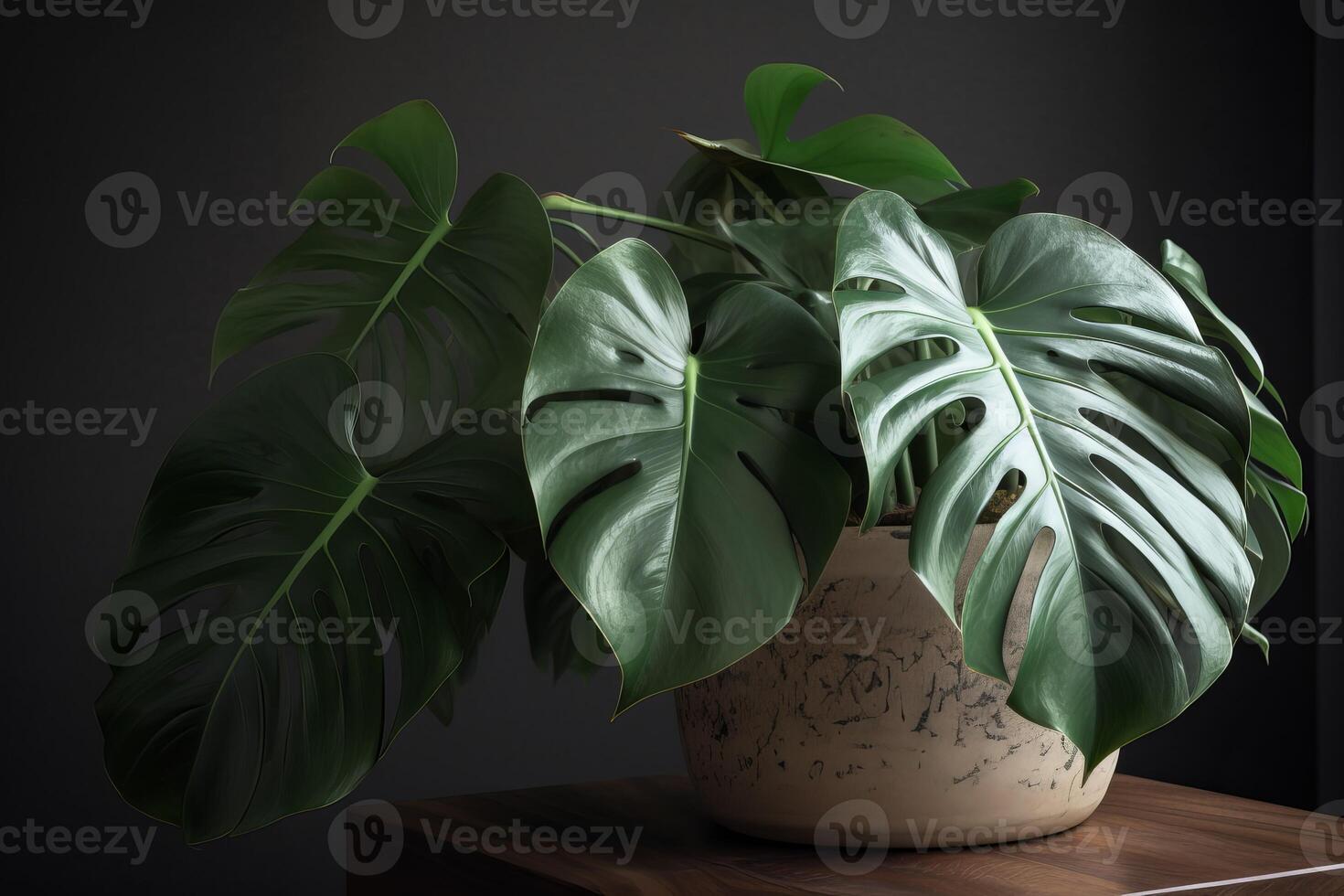 ai generado monstera deliciosa planta. generar ai foto