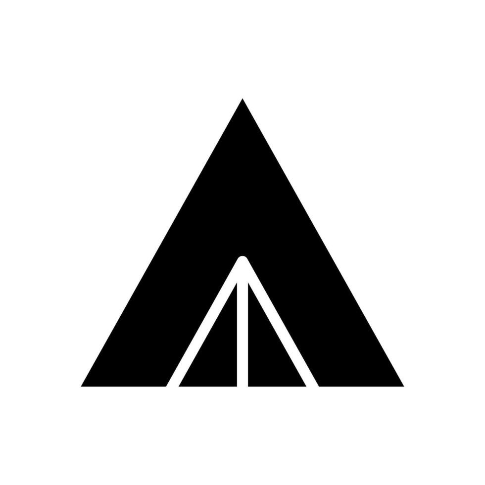 tent icon symbol vector template