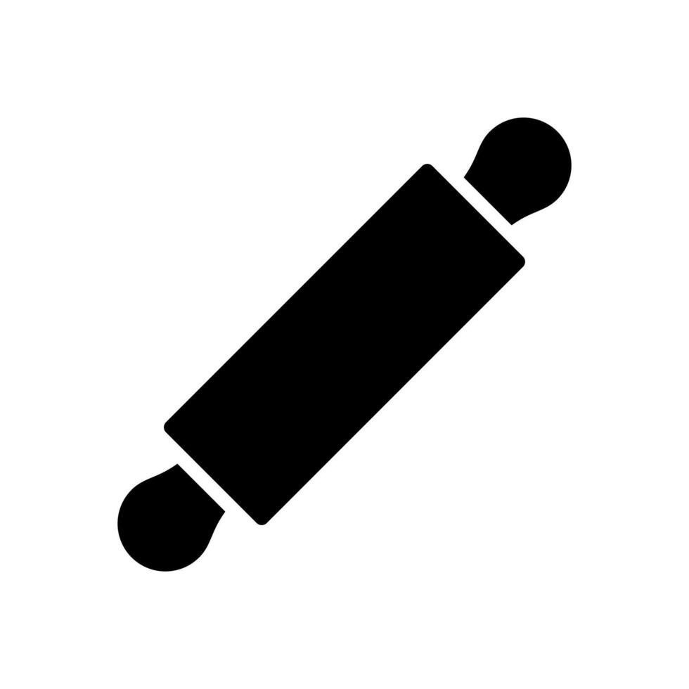 rolling pin icon symbol vector template