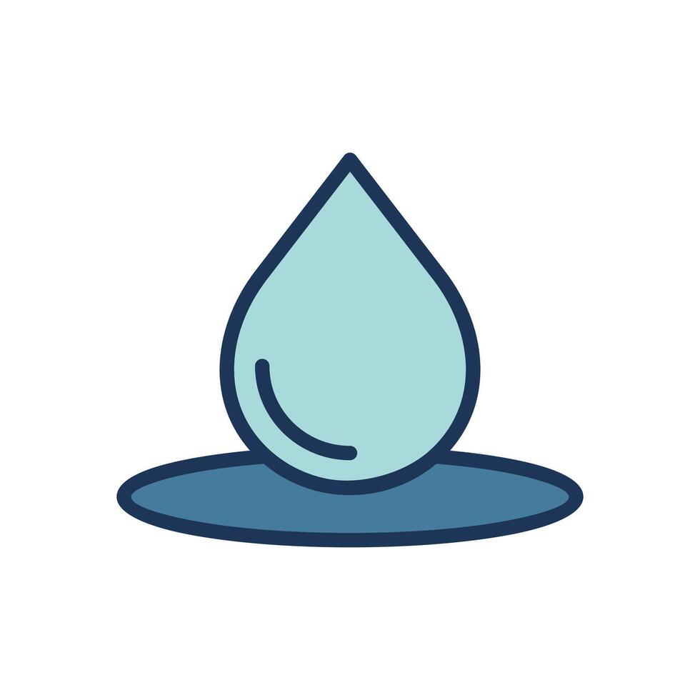 water droplet icon symbol vector template