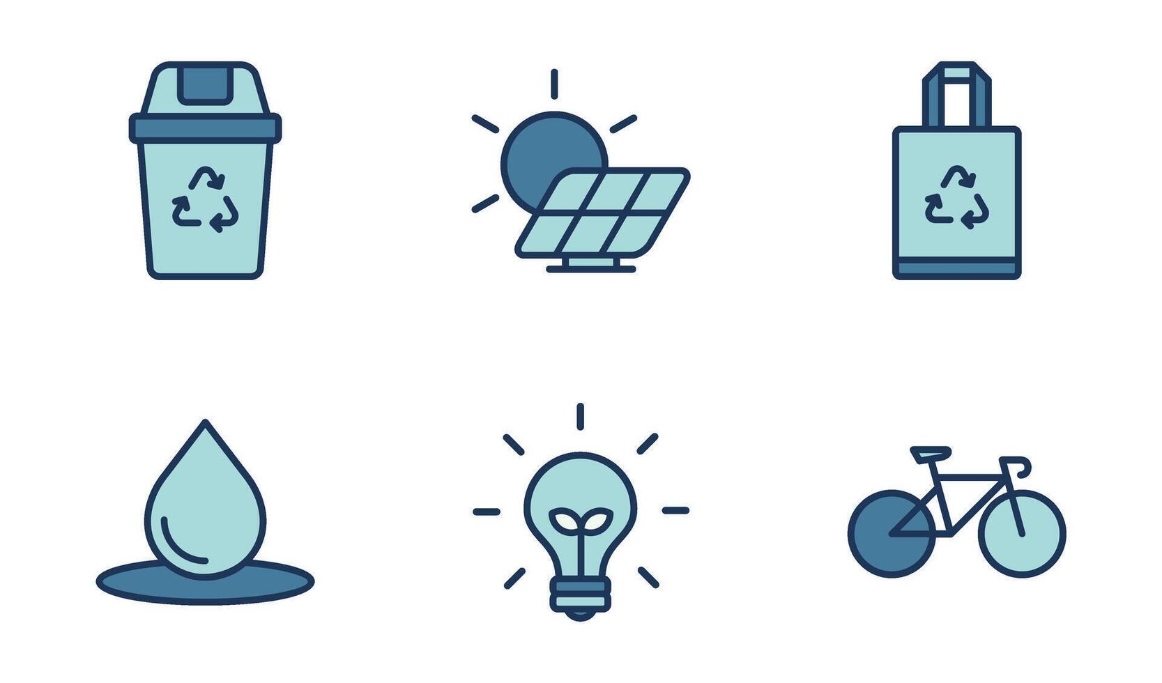 Eco Friendly icon symbol vector template collection