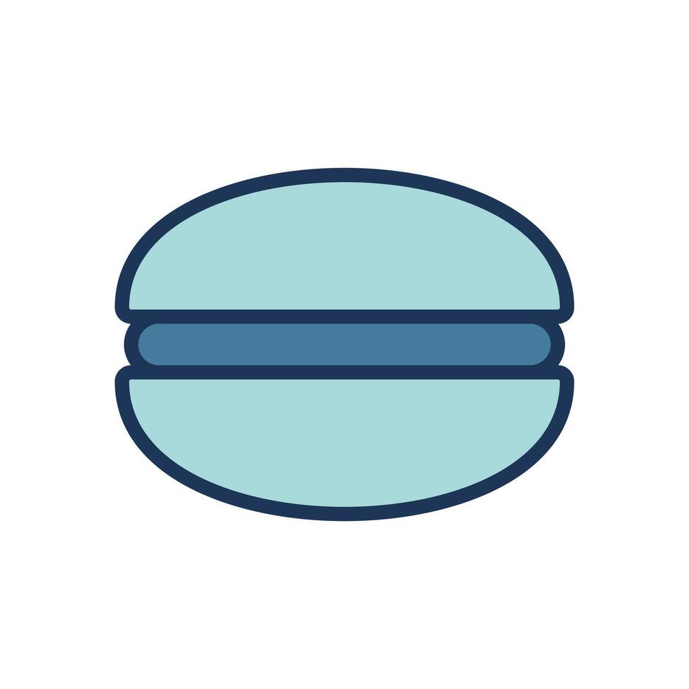 macaron icono símbolo vector modelo