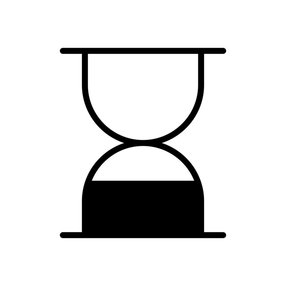 hourglass icon symbol vector template