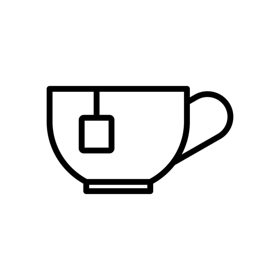 teacup icon symbol vector template