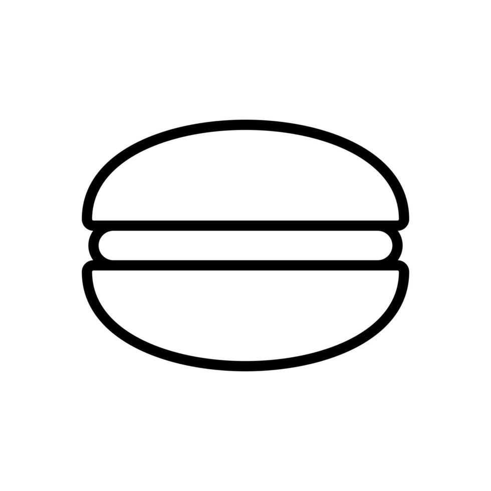 macaron icon symbol vector template