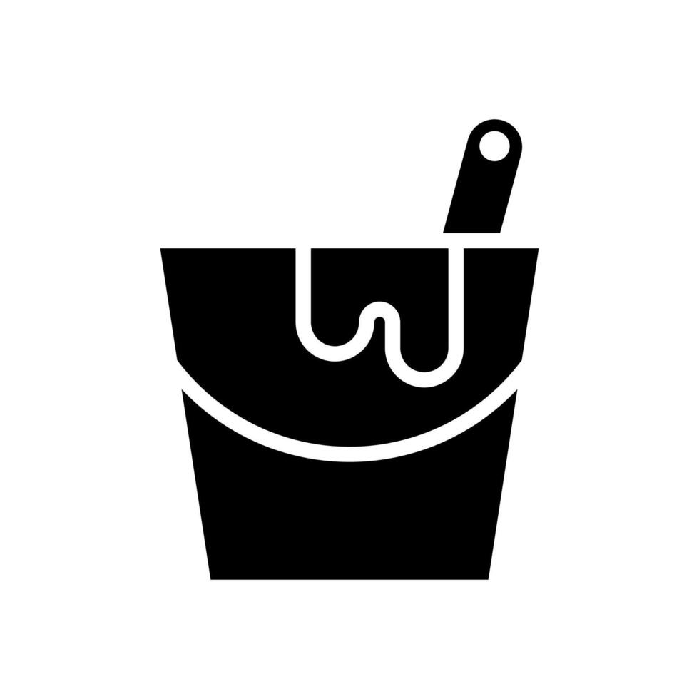 paint can icon symbol vector template