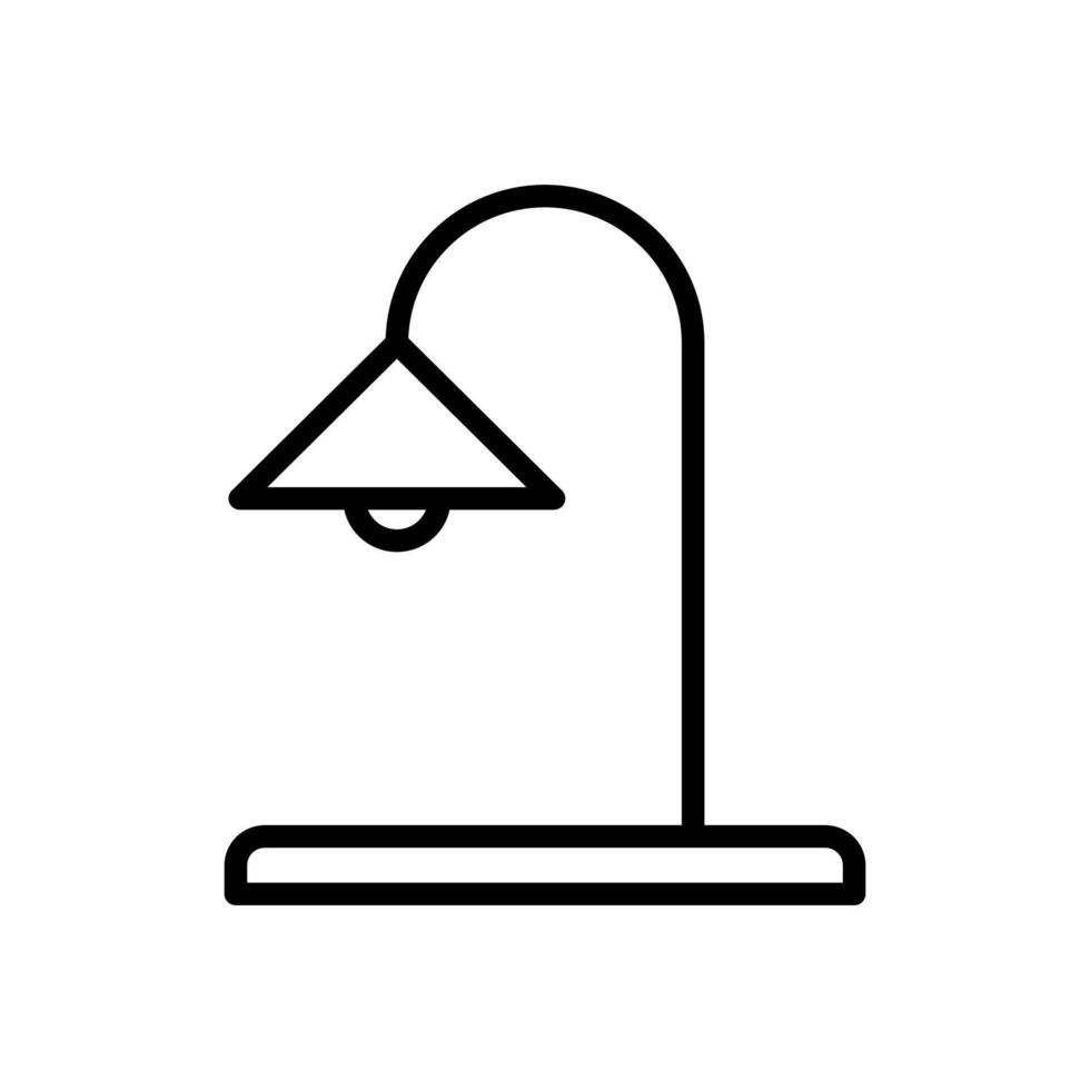 Reading lamp icon symbol vector template