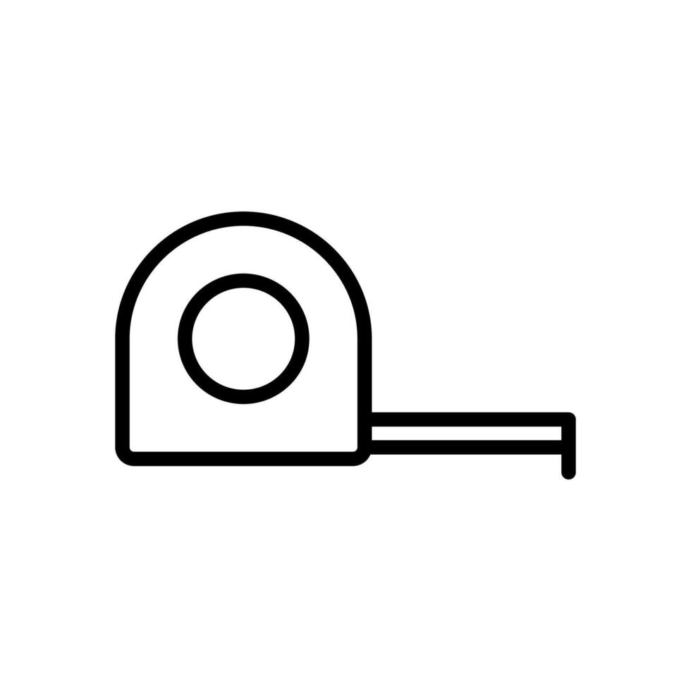 measuring tape icon symbol vector template