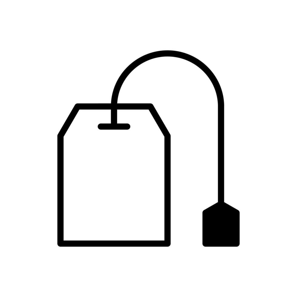 tea bag icon symbol vector template