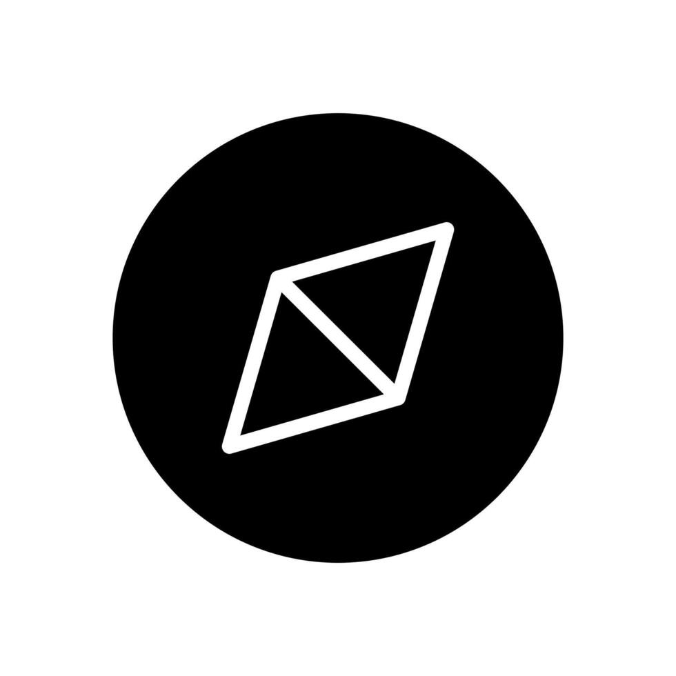 compass icon symbol vector template