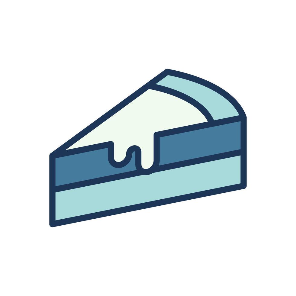 cake slice icon symbol vector template