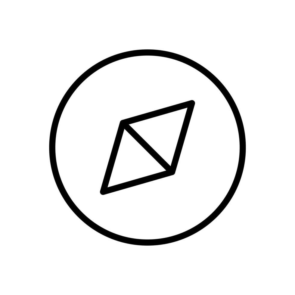 compass icon symbol vector template
