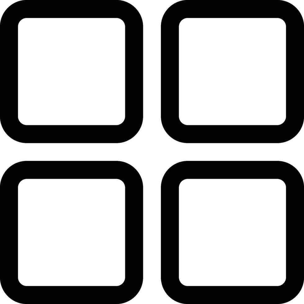 Outline Menu Icon vector