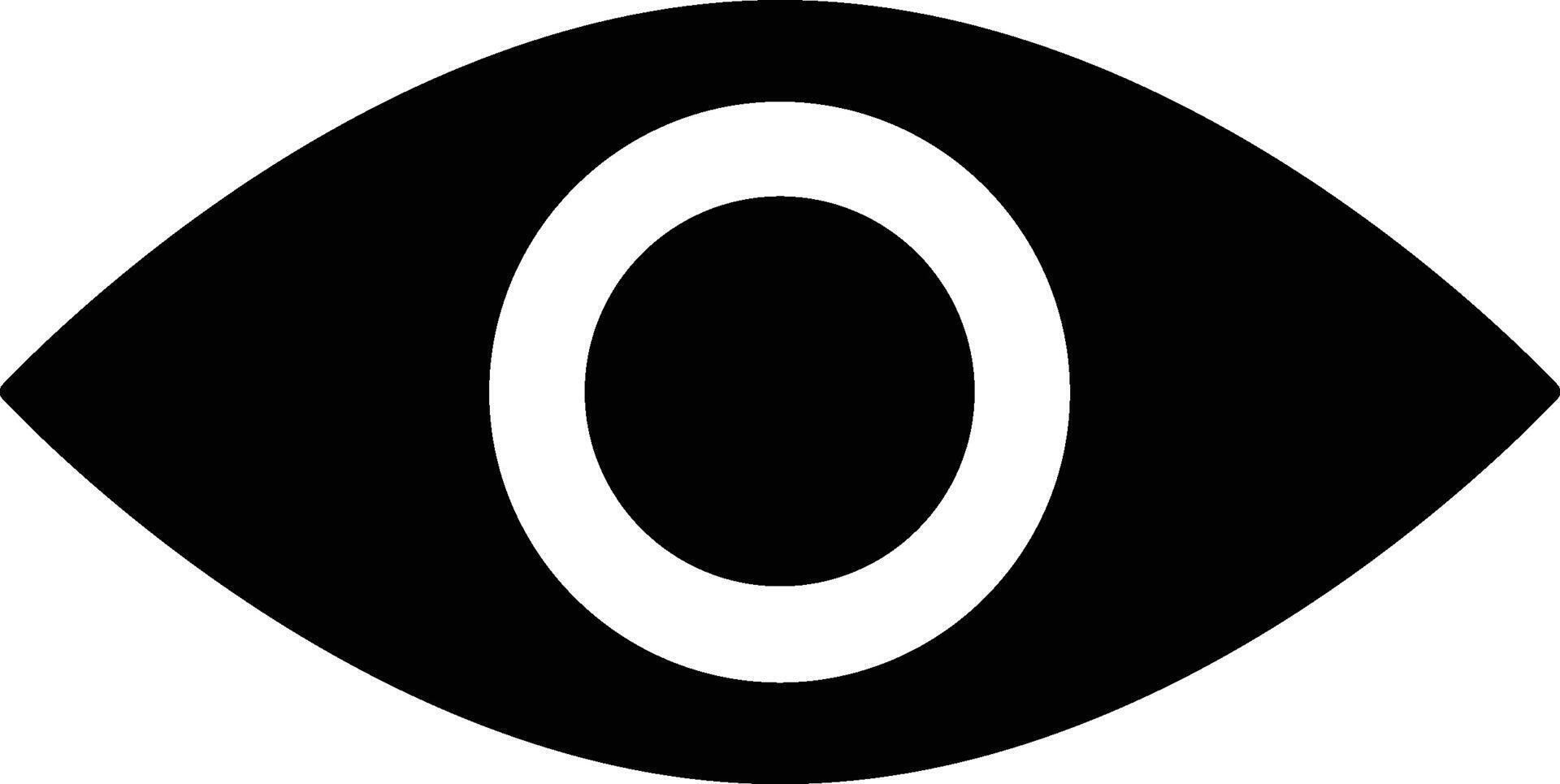 Glyph Hide Icon vector