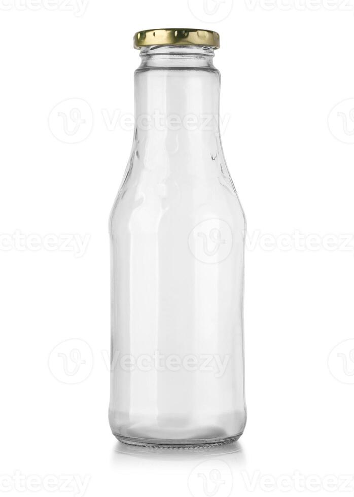 glass bottle isolated photo