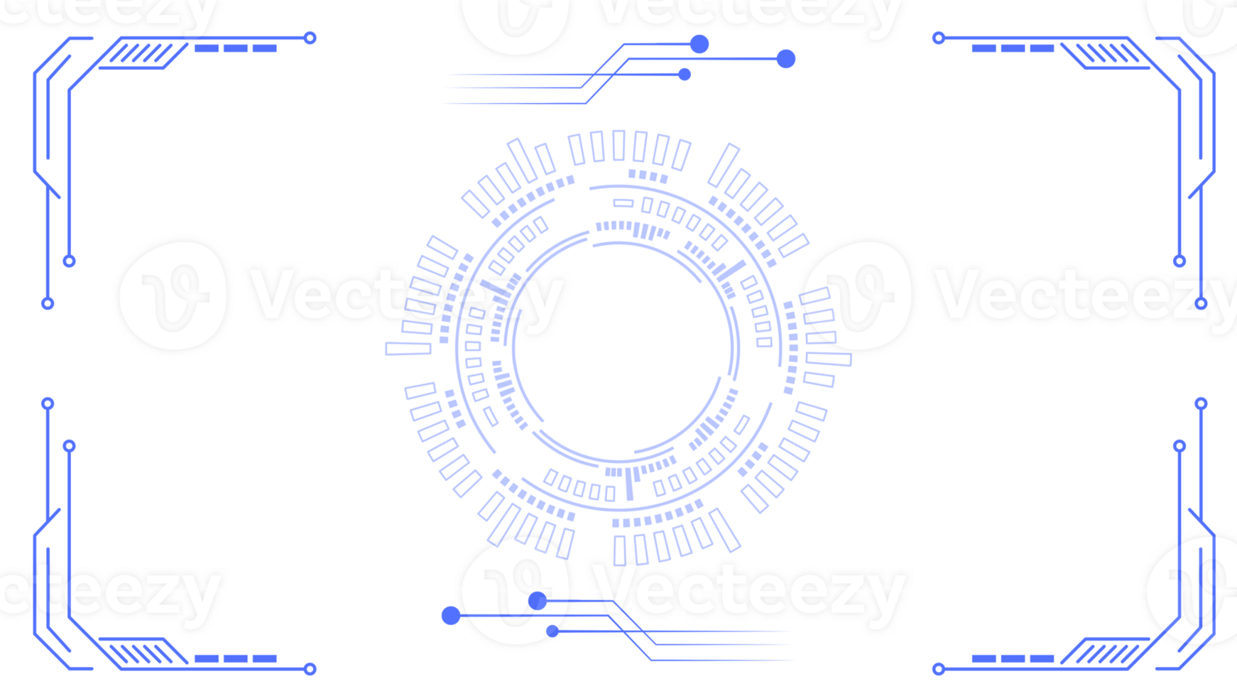 Hi tech frame element. Technology HUD scifi square shape design. png