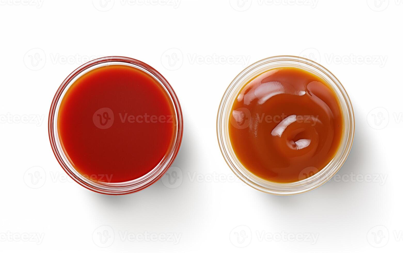 AI generated Sauce ideal with vegetable tomato Isolated on white background photo