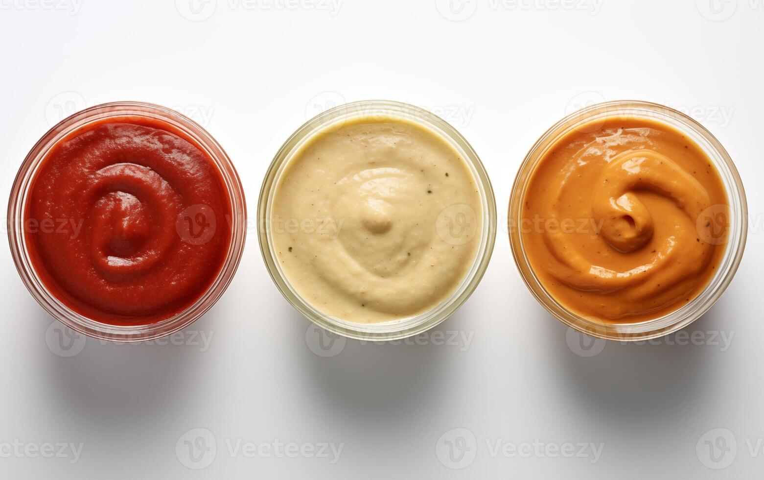 AI generated Sauce ideal with vegetable tomato Isolated on white background photo