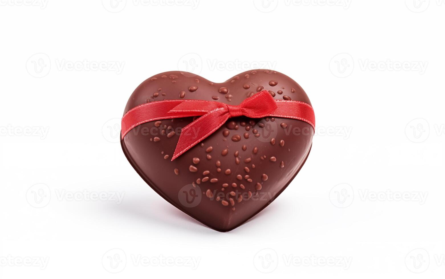 AI generated Valentine's Day hearts candy Isolated on White background photo