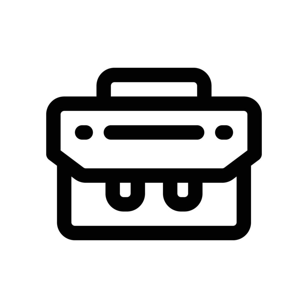 suitcase icon. vector line icon for your website, mobile, presentation, and logo design.