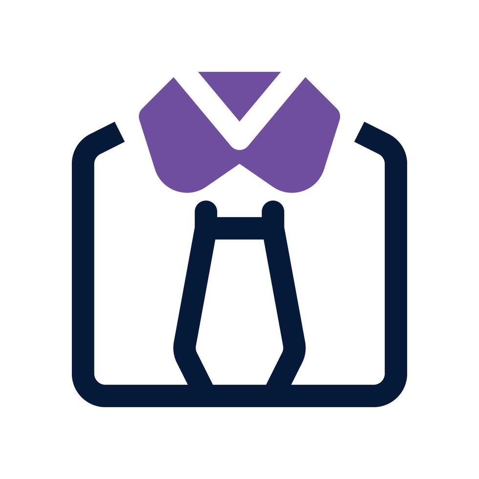 uniform icon. vector dual tone icon for your website, mobile, presentation, and logo design.