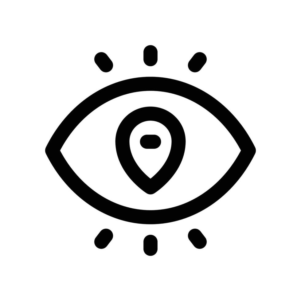 view icon. vector line icon for your website, mobile, presentation, and logo design.