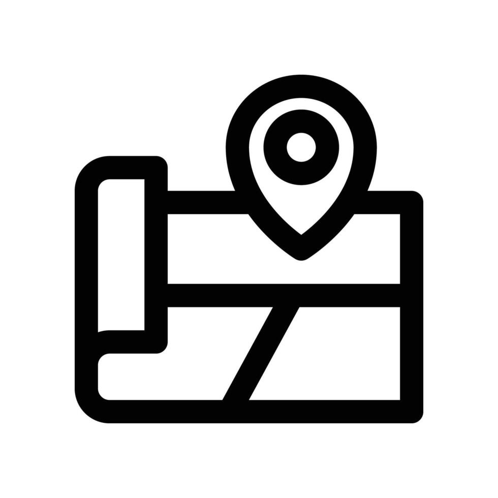 map icon. vector line icon for your website, mobile, presentation, and logo design.