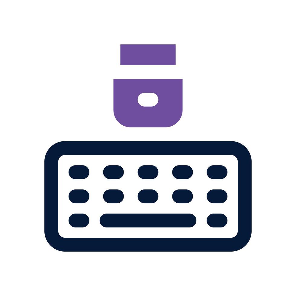 keyboard icon. vector dual tone icon for your website, mobile, presentation, and logo design.
