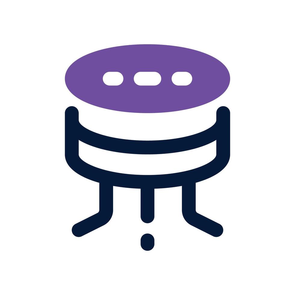 database icon. vector dual tone icon for your website, mobile, presentation, and logo design.