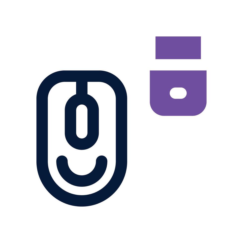 mouse icon. vector dual tone icon for your website, mobile, presentation, and logo design.