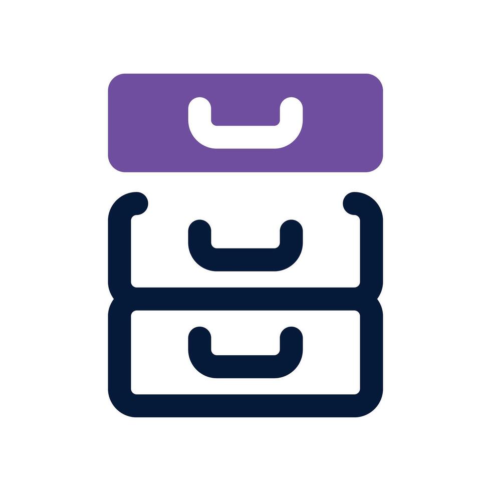 archive icon. vector dual tone icon for your website, mobile, presentation, and logo design.