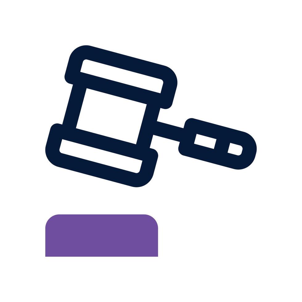 auction icon. vector dual tone icon for your website, mobile, presentation, and logo design.