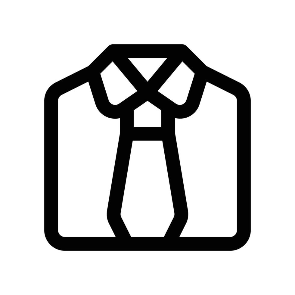 uniform icon. vector line icon for your website, mobile, presentation, and logo design.