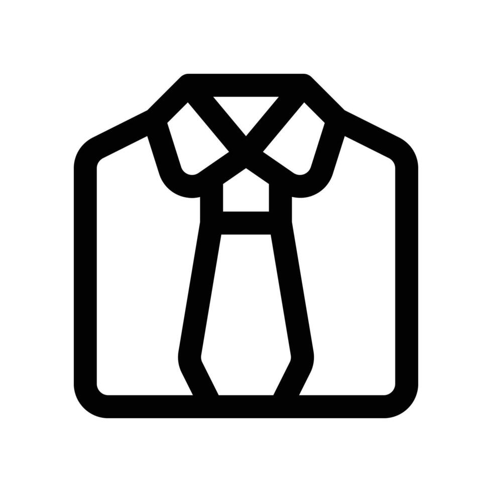 uniform icon. vector line icon for your website, mobile, presentation, and logo design.