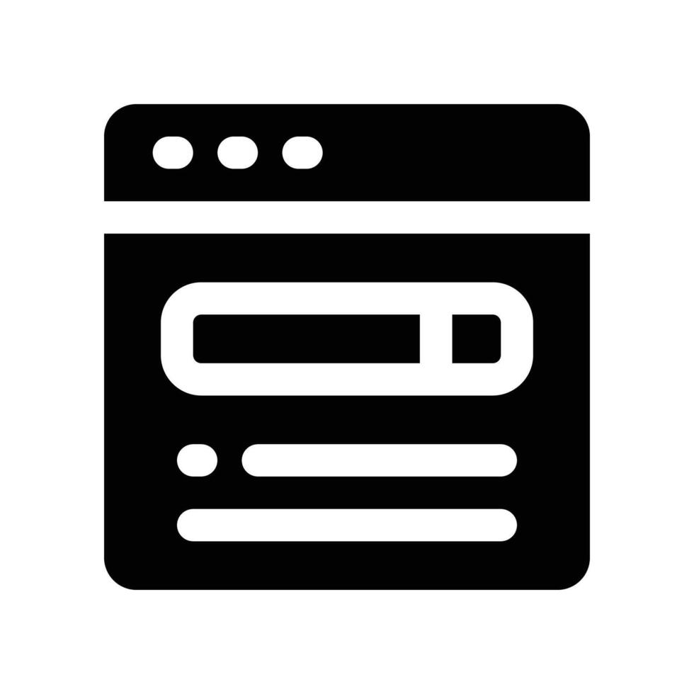 website icon. vector glyph icon for your website, mobile, presentation, and logo design.